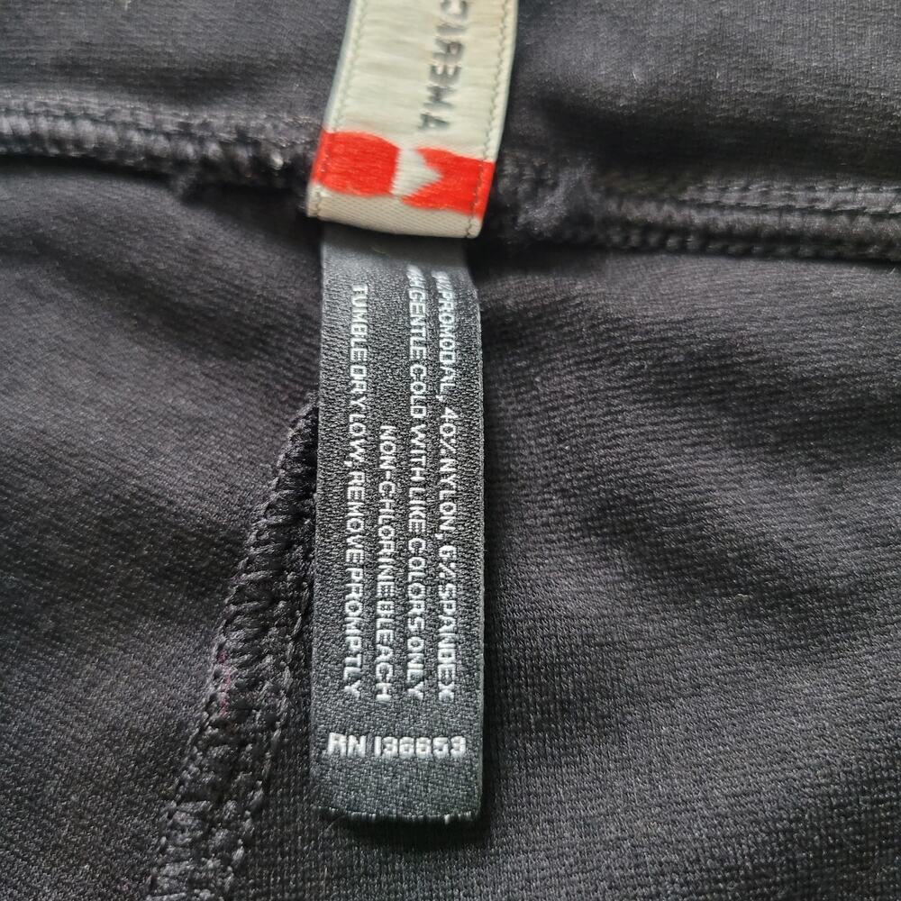 American Giant Size 6 Black Leggings Classic Minimalist Quality Every Day - Picture 6 of 7